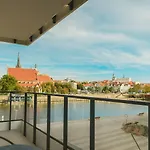 Nad Odra - Luksusowy Z Widokiem Na Odre, Tarasem I Klimatyzacja # Apartmán Štetín