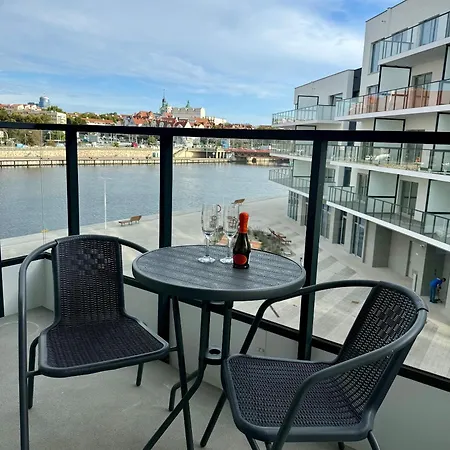 Apartamento Nad Odra - Luksusowy Z Widokiem Na Odre, Tarasem I Klimatyzacja # Estetino