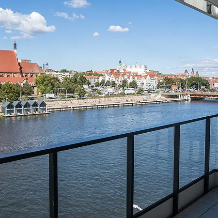 Apartamento Nad Odra - Luksusowy Z Widokiem Na Odre, Tarasem I Klimatyzacja #