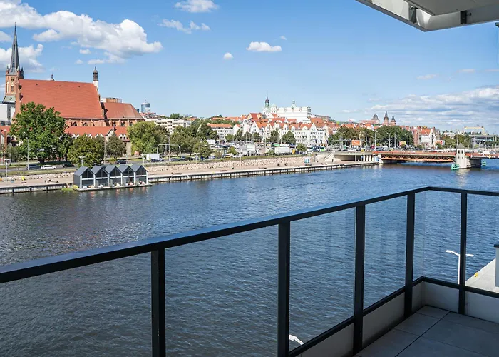 Διαμέρισμα Nad Odra - Luksusowy Z Widokiem Na Odre, Tarasem I Klimatyzacja #